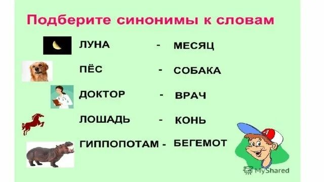 Подбери синонимы к слову простой