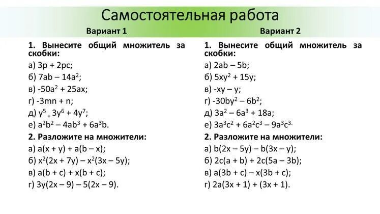 Алгебра 7 класс вынесение общего множителя за скобки. Вынести общий множитель за скобки 7 класс Алгебра. Алгебра 7 класс Мордкович вынесение общего множителя за скобки. Вынесение общего множителя 7 класс Алгебра. Ab a вынесите за скобки