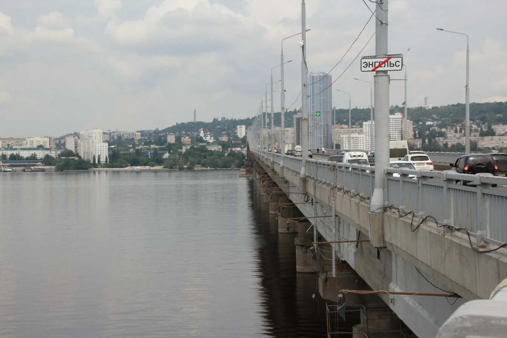 Строительство моста энгельс