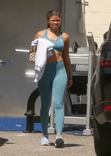 Storm Reid - Seen after workout in Los Angeles-05 GotCeleb.