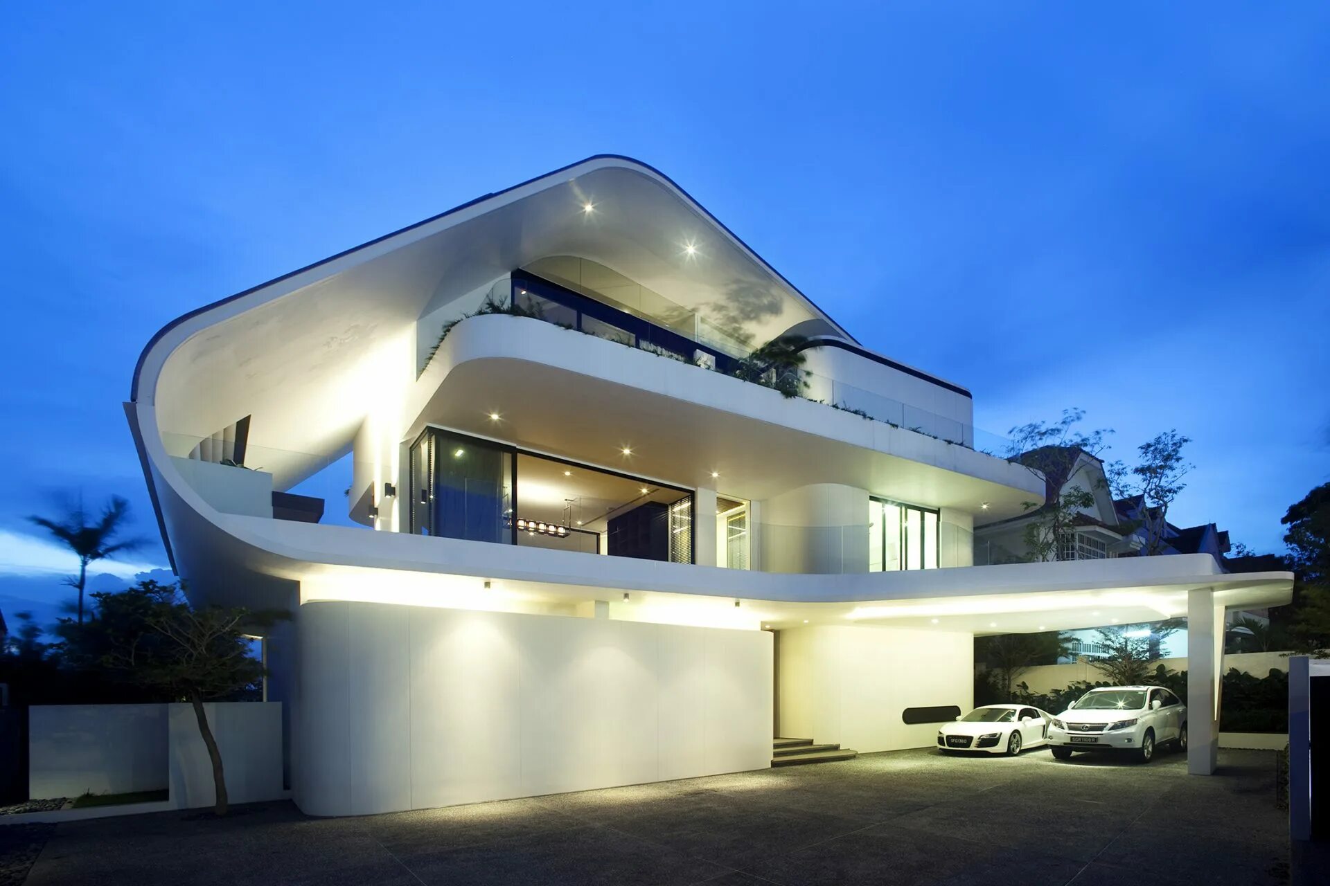 Современные дома будущего. Немецкий архитектор майер. Вилла многоэтажная. Современная органическая архитектура. Креативный проект.