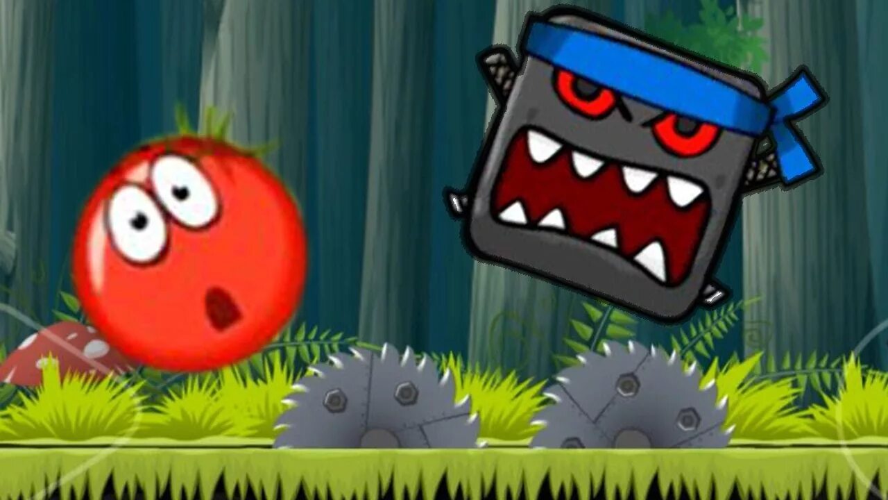 Красный шарик босс дремучий лес. Red Ball 4 дремучий лес босс. Красный шарик игра. Красный шар против квадратов.