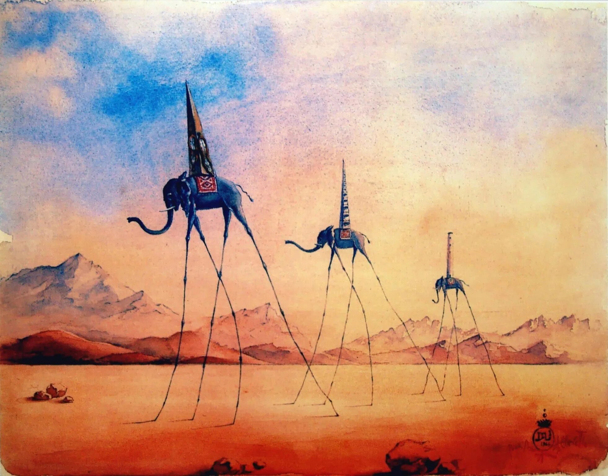 Направление творчества дали. Salvador Dali Elephants. Salvador Dali картины. Сальвадор дали сон 1937. Сальвадор дали картины слоны.