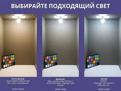 Расчет освещения теплый свет