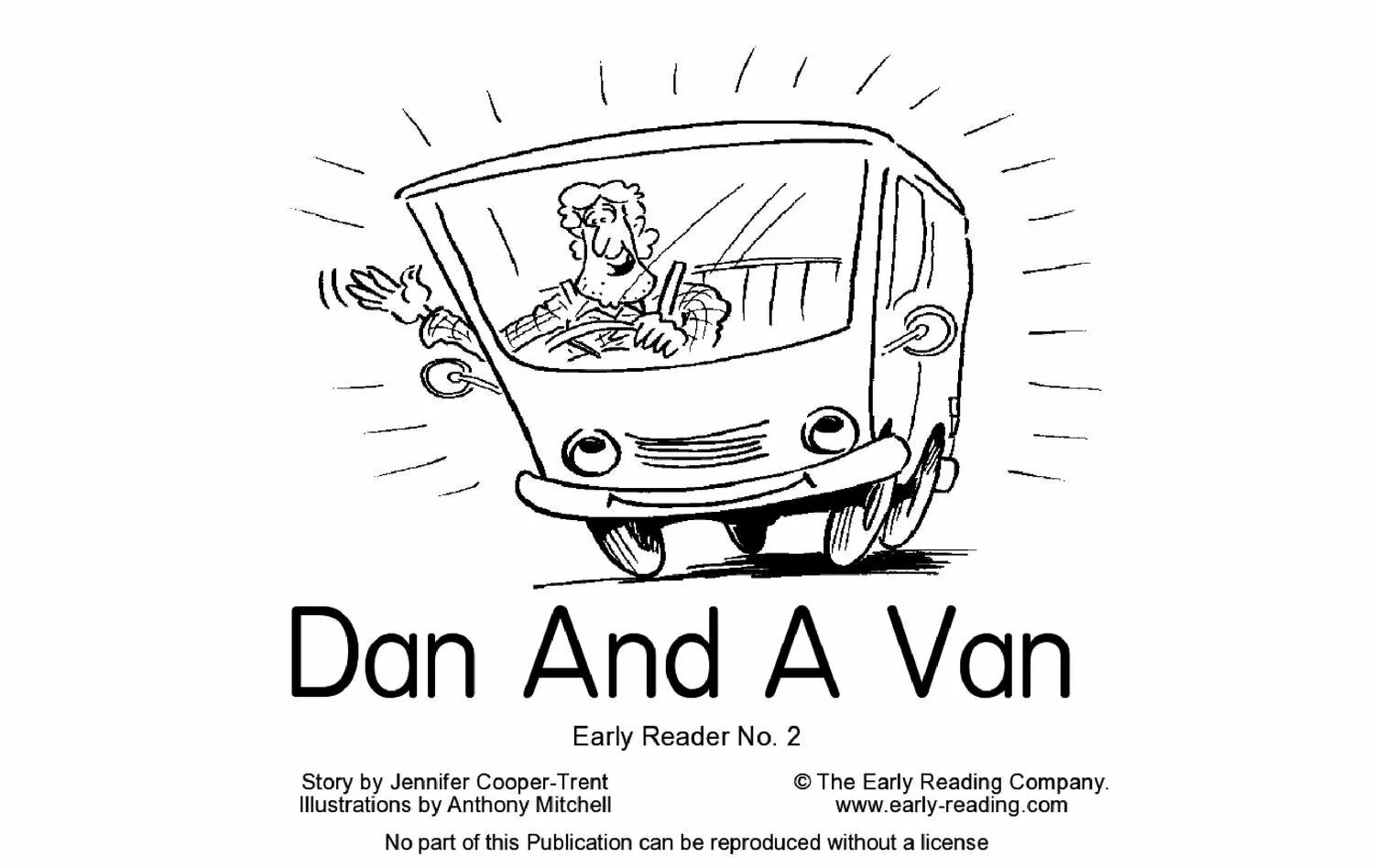 Dan and a van. Fantastic Phonics. Fantastic Phonics early reading. Early Readers Phonics Mini books. Early reading 2