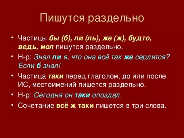 Как пишутся частицы. Частица таки как пишется. Мол как пишется в предложении. Мол частица. Частицы бы ли же пишутся раздельно