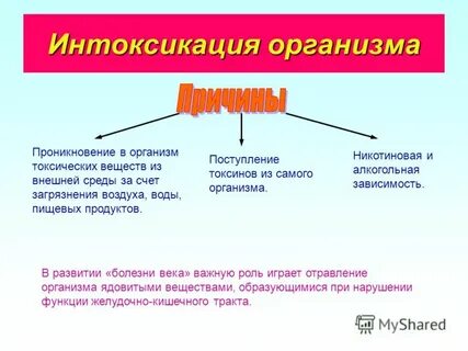 Вирусная интоксикация организма признаки