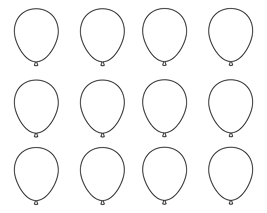 Распечатать шары для вырезания. Воздушный шарик трафарет для вырезания. Воздушные шары шаблоны для вырезания из бумаги. Шаблон шарики для вырезания из бумаги. Трафарет воздушных шариков для вырезания из бумаги.