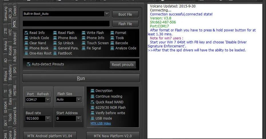 A connection was successfully. MTK USB all. MTK Boot Unlock. MTK USB Port. MTK write IMEI.