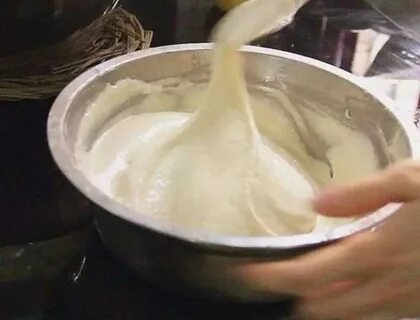 Молоко с мукой