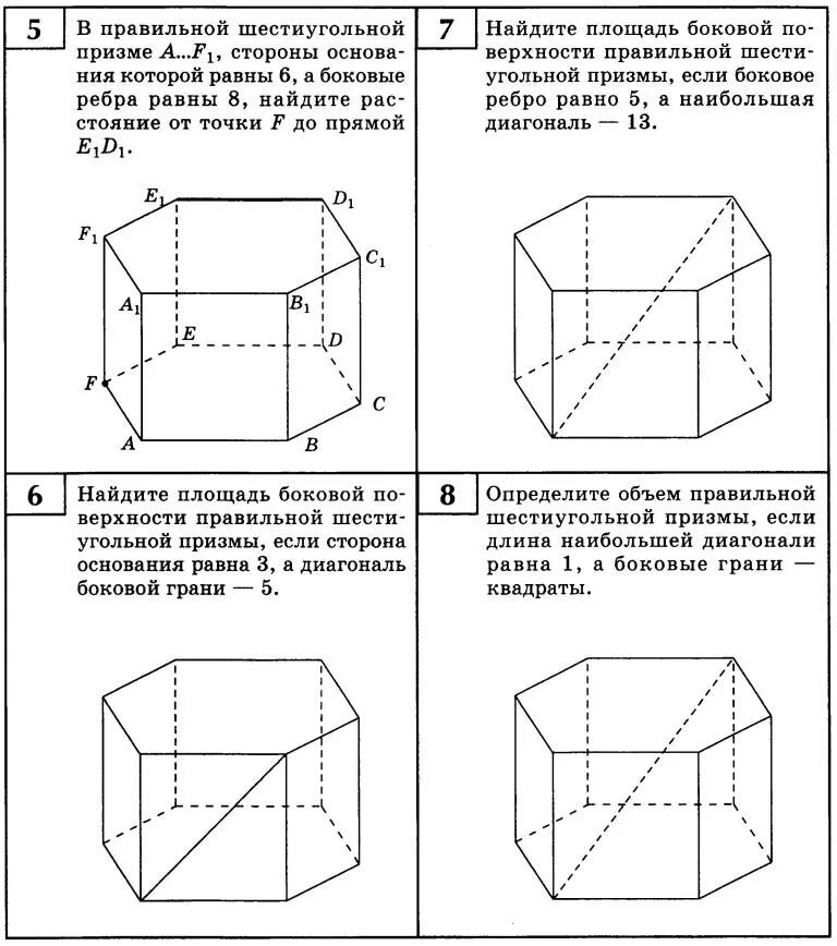 Грани правильной шестиугольной Призмы. Ребро основания шестиугольной Призмы. Шестиугольная Призма и ее элементы. Центр основания шестиугольной Призмы. Изобразить шестиугольную призму