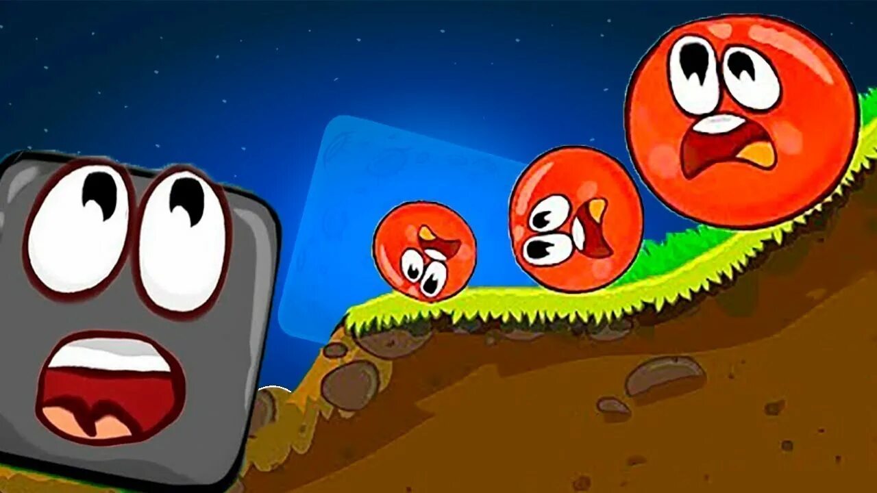 Игра Angry Birds Red Ball 4. Red Ball 4 подземные ходы. Видел красный шар