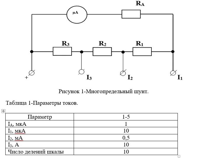 Рассчитать сопротивление шунта к амперметру. Схема многопредельного амперметра с шунтом. Обозначение шунта на схеме. Шунт на схеме электрической принципиальной. Схема многопредельного амперметра с универсальным шунтом.