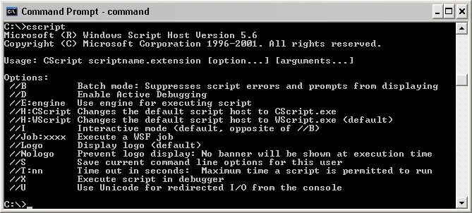 Wscript имя сервера сценариев. Функция cscript. Wscript.exe что это. Execute script. Command line option syntax error type command