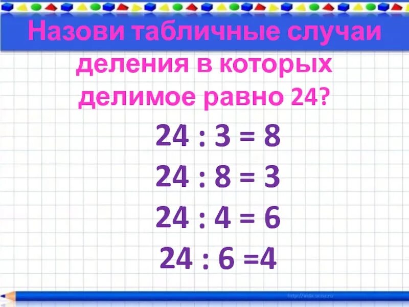Делимое на 3