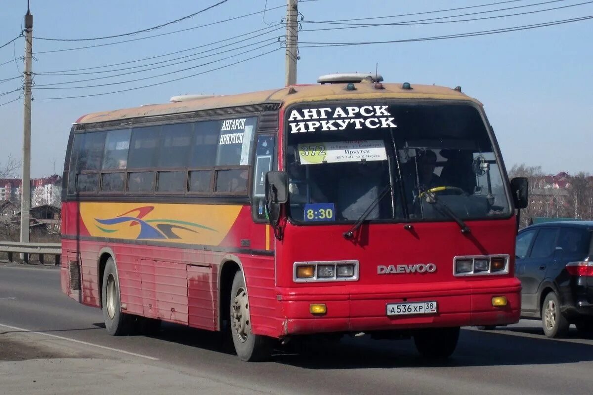 Ангарск проезд. Ангарск иркутск автобус 372. 372 автобус ангарск. daewoo bh115. маршрут 372 ангарск-иркутск.
