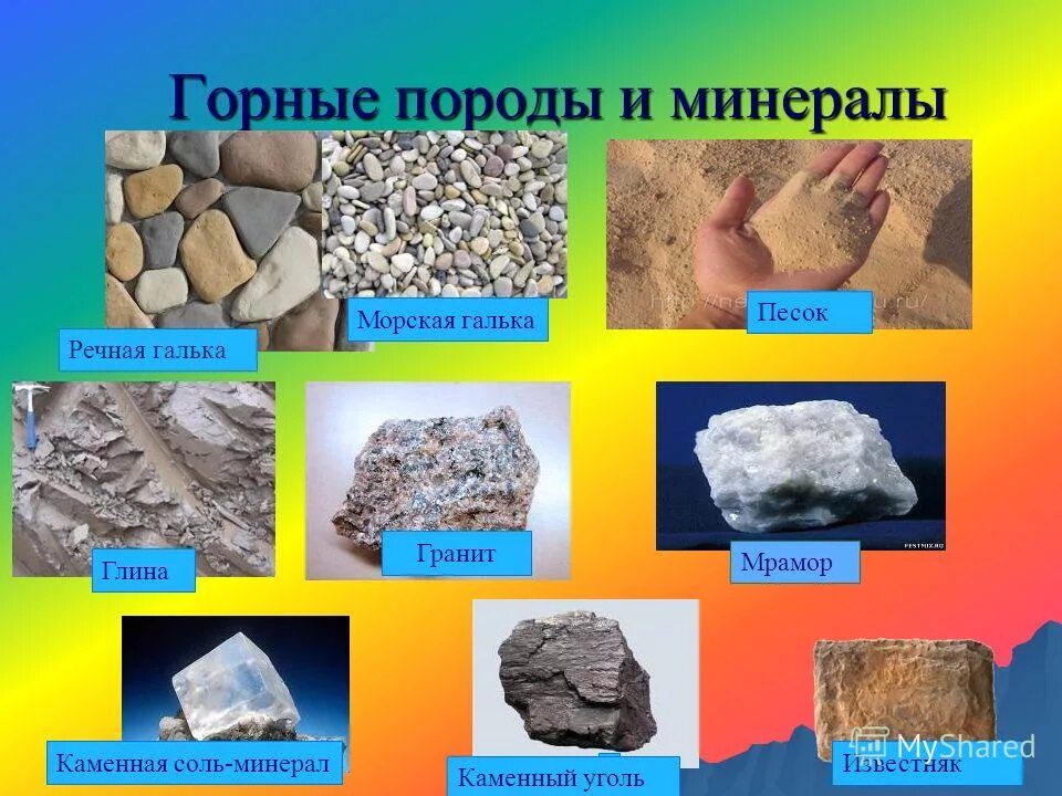 соберите сведения о горных породах вашего. примеры горных пород. слагающие горные породы. горные породы и минералы. что относится к горным породам.