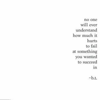 Fail something