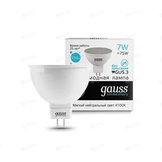 Лампа gauss gu 5.3 4100k