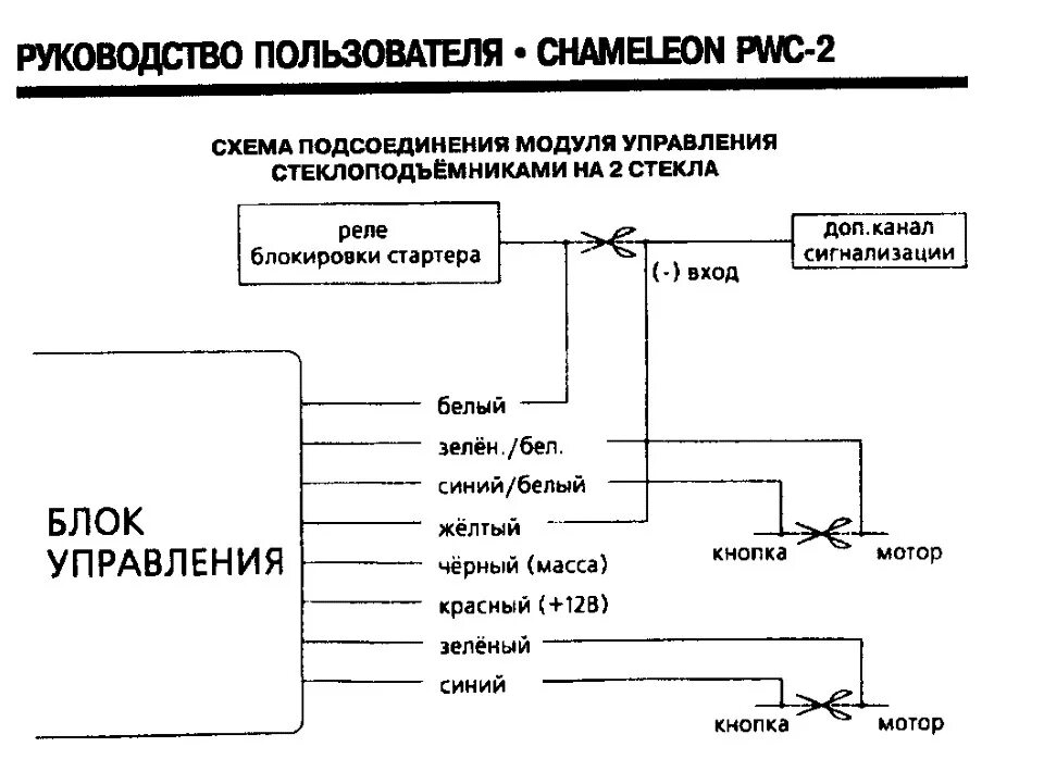 Подключение доводчика стекол. Схема подключения доводчика хамелеон. Схема установки доводчика стекол. Chameleon PWC-4 схема подключения. Схема подключения доводчика стекол к центральному замку.