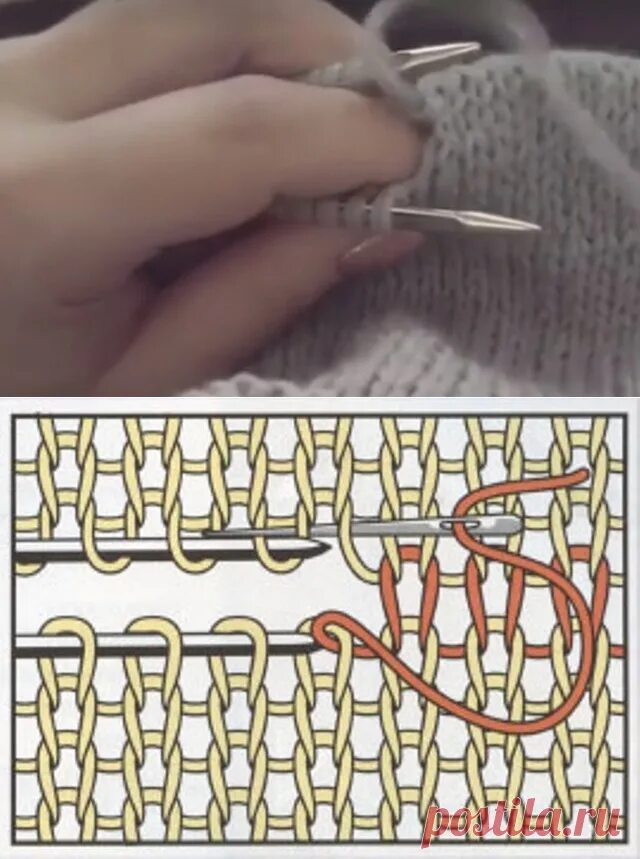 Трикотажный шов петля в петлю. Сшивание вязаных деталей. Трикотажные соединительные швы. Соединение деталей с открытыми петлями.