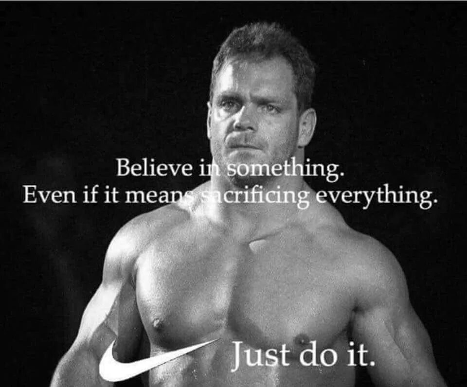 Even if it s fake. Believe in something even if it means sacrificing everything funny. It means everything.