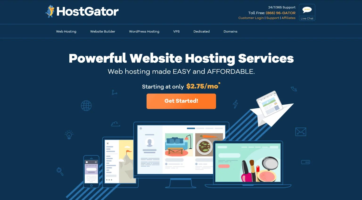 Hosting site