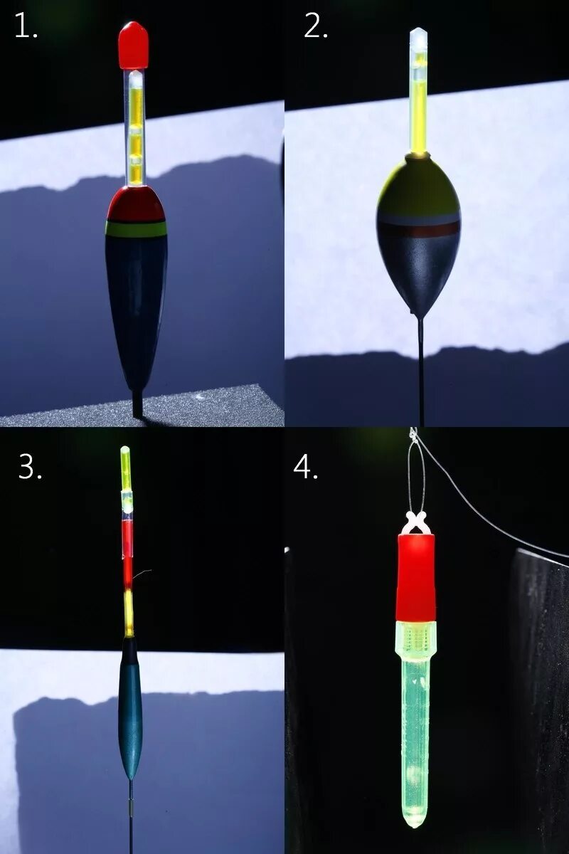 Светлячки для ночной рыбалки. , черный. Поплавок светящийся ночной на батарейках. 0 гр. Ночная рыбалка на поплавок.