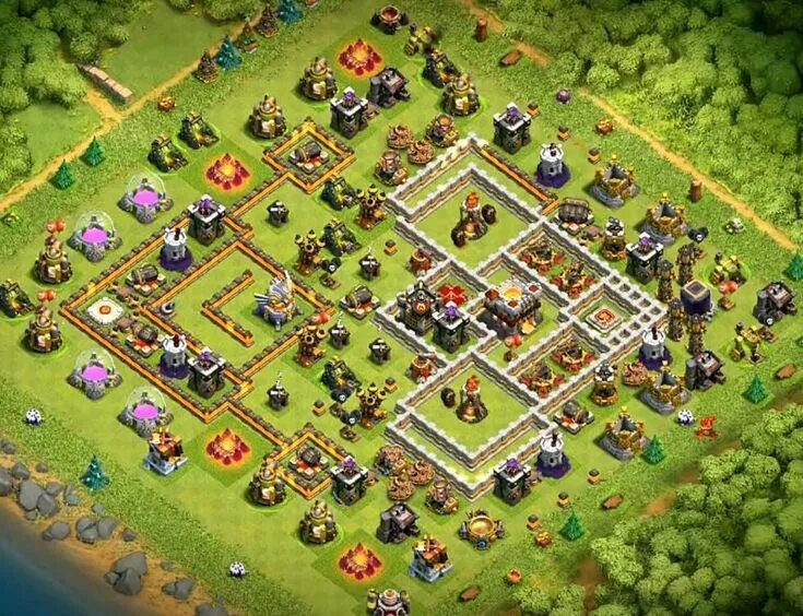 Th 11. Coc 11 th. th 11 best. 11 town hall base.