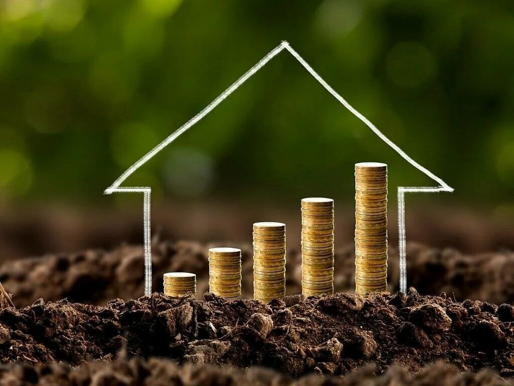 Рынок недвижимости. Инвестиции. Вложить в инвестиционный проект. Инвестиции. Бизнесмен с деньгами.