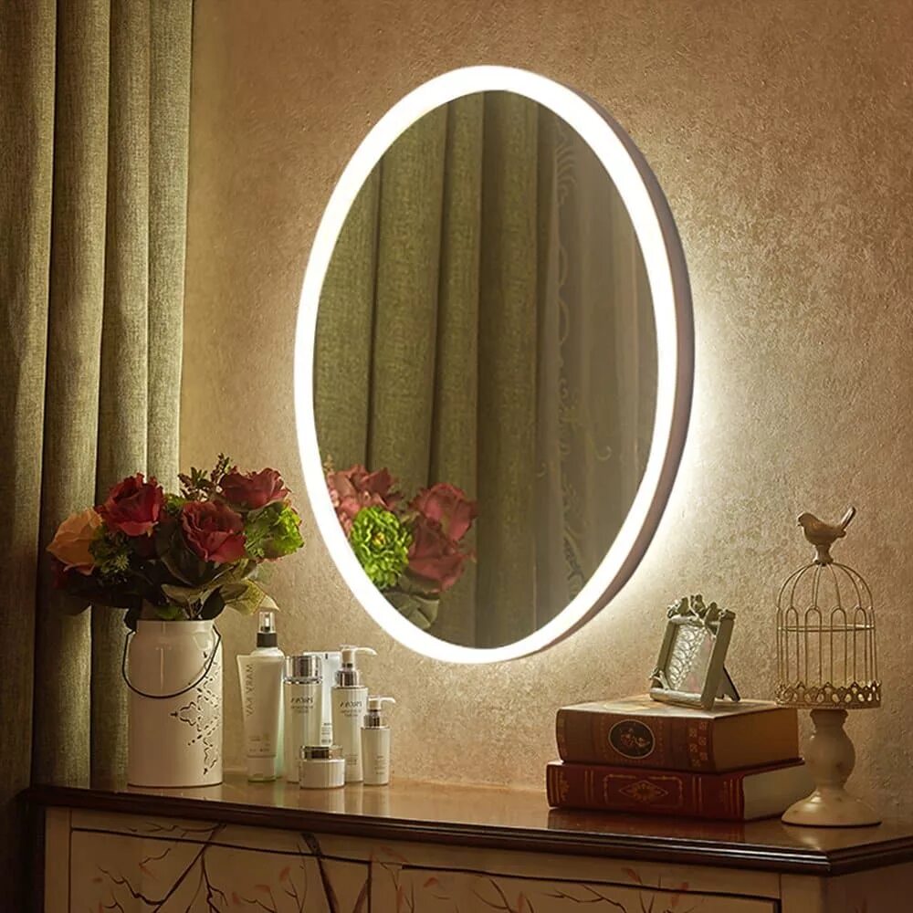 Настенное зеркало в спальне. Зеркало навесное d800 с подсветкой. Led Makeup Mirror зеркало с подсветкой. Зеркало с подсветкой в спальню. Туалетный столик с зеркалом.