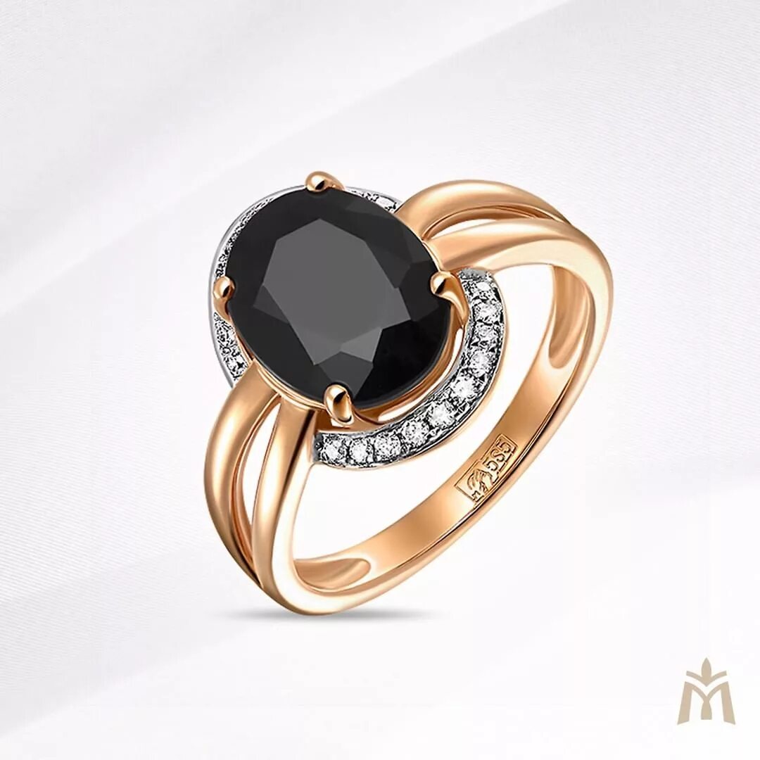 3010138№13 40 с сапфиром и бриллиантами. ювелирный завод сапфир. московский ювелирный завод кольцо с сапфиром черным. алькор серебро кольца. 2 карата.