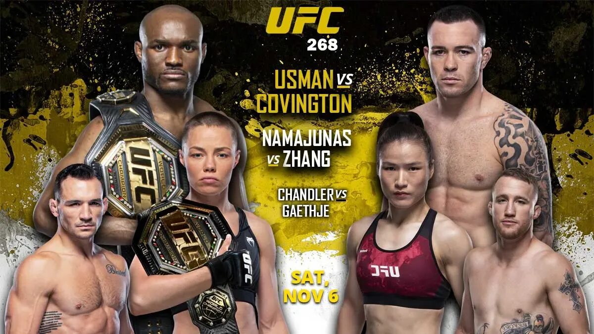 Ufc 301 кард участников дата. Ufc 268 кард. ufc 268 постер. камару усман и джастин гейджи. ufc 2 кард участников.