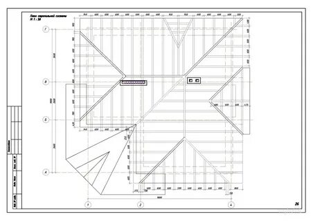 Изображение: План стропил чертеж (80 фото) - красивые картинки и HD фото