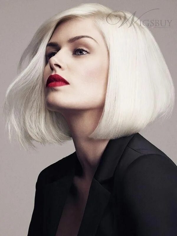 Прическа каре белые волосы Pin by Natalyushka Kurtidi on Refs Girl, Cool hairstyles, Hair styles