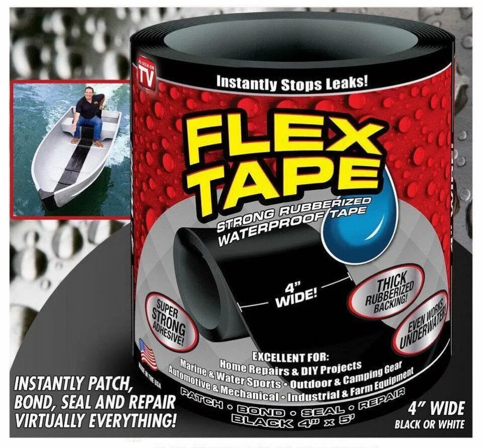 Применение flex tape. Применение flex tape