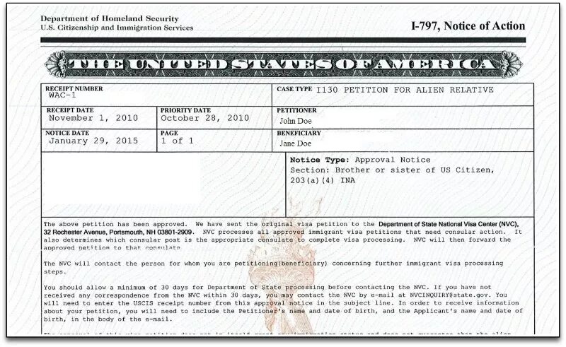 Uscis form i-130. I 797 форма. Form i-797 approval Notice. I-797 Notice of Action.