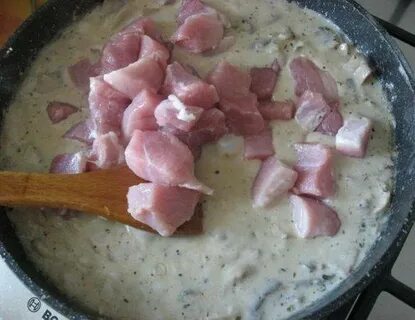 Рецепт свинины с молоком