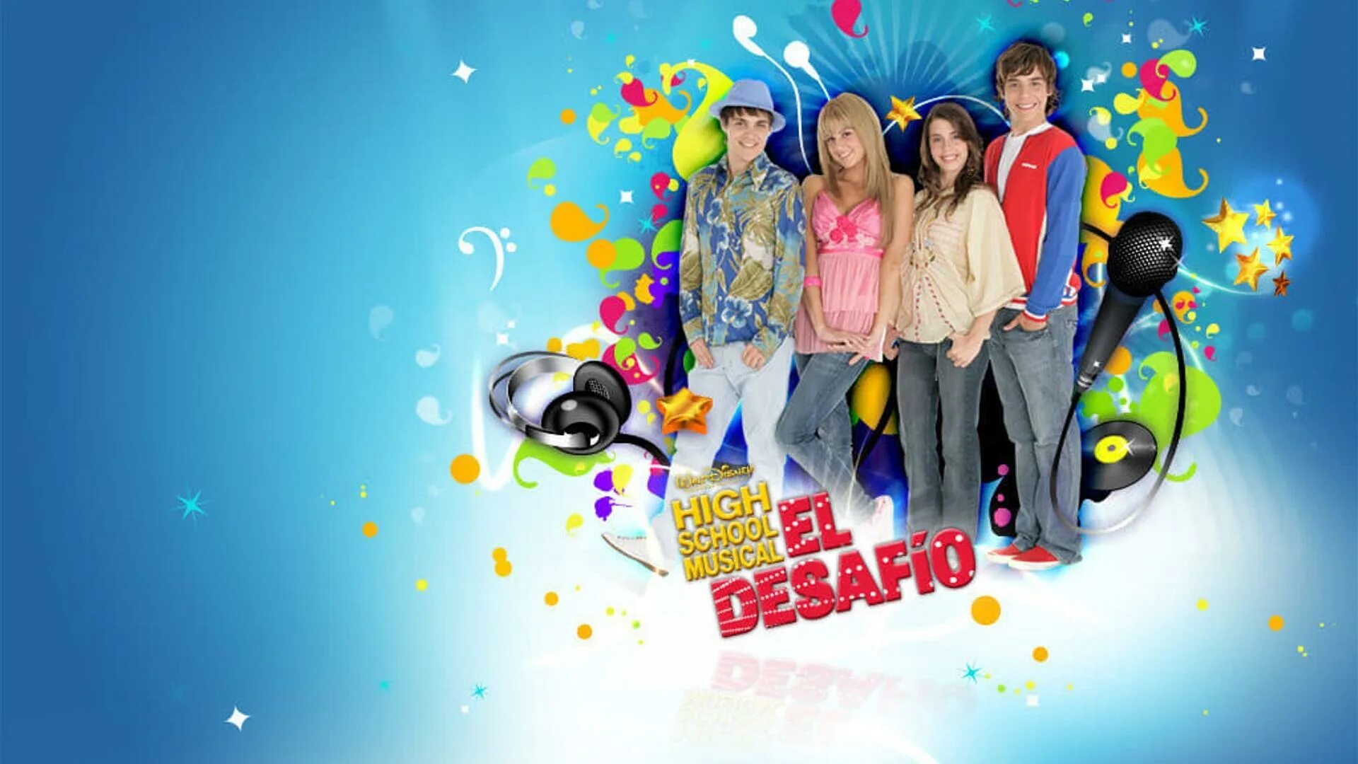 Мюзикл мелодрама. High School Musical: el Desafio (2008). High School Musical poster.