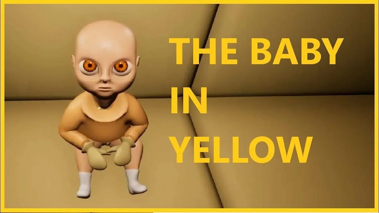 Прохождение малыша в желтом. Бэби Еллоу игра. Младенец в жёлтом игра. Ребёнок в жёлтом игра хоррор. Ребёнок в жёлтом 2 игра хоррор.