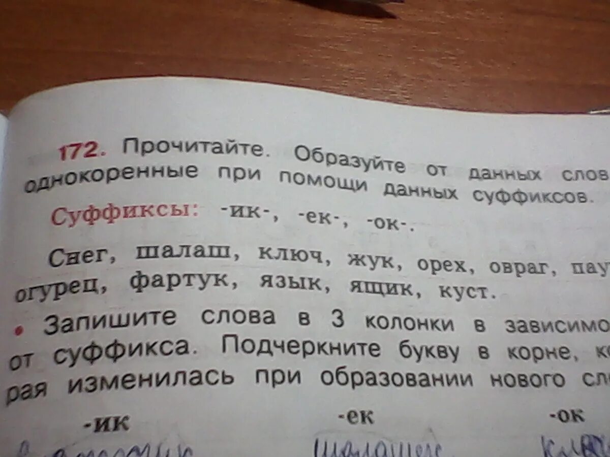 Прочитай родственные слова. Однокоренные слова с суффиксом. Однокоренные слова с помощью суффиксов. Образуйте от данных слов однокоренные слова. Образование однокоренных слов с помощью суффиксов.