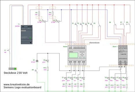 Сименс лого схема подключения