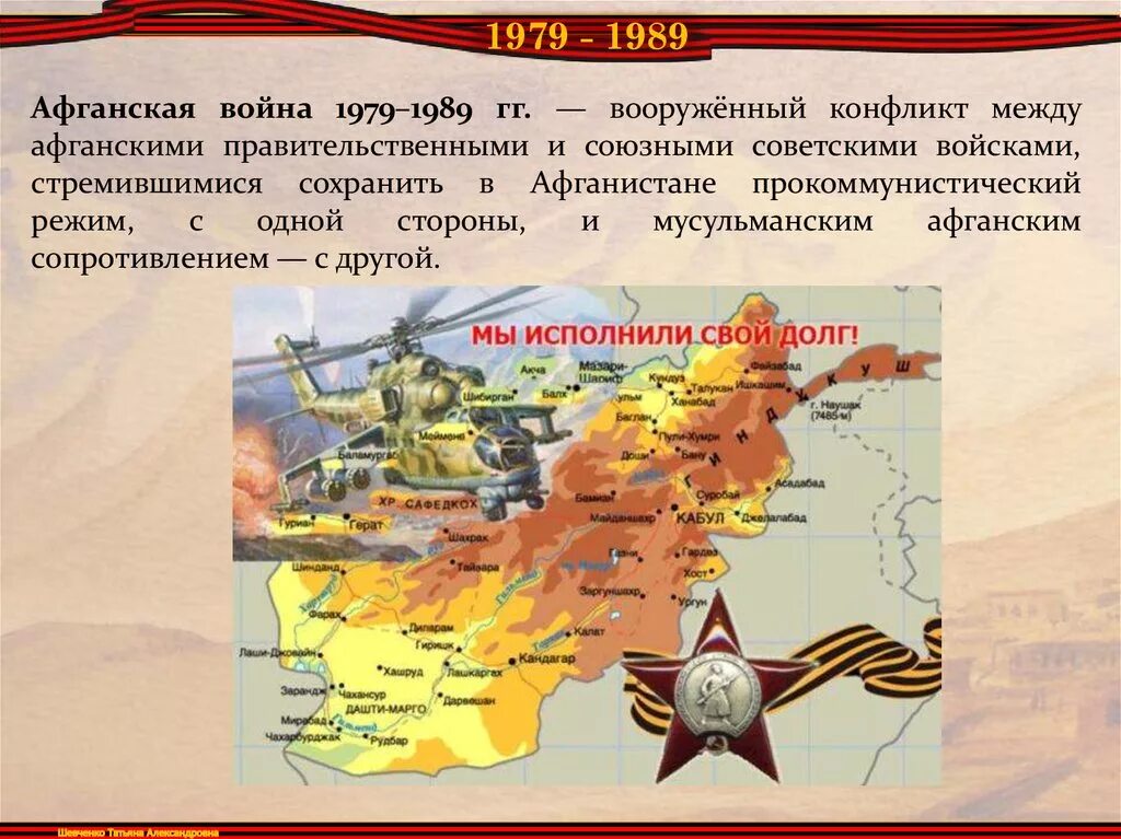 Афганистан 1979-1989 вывод войск.