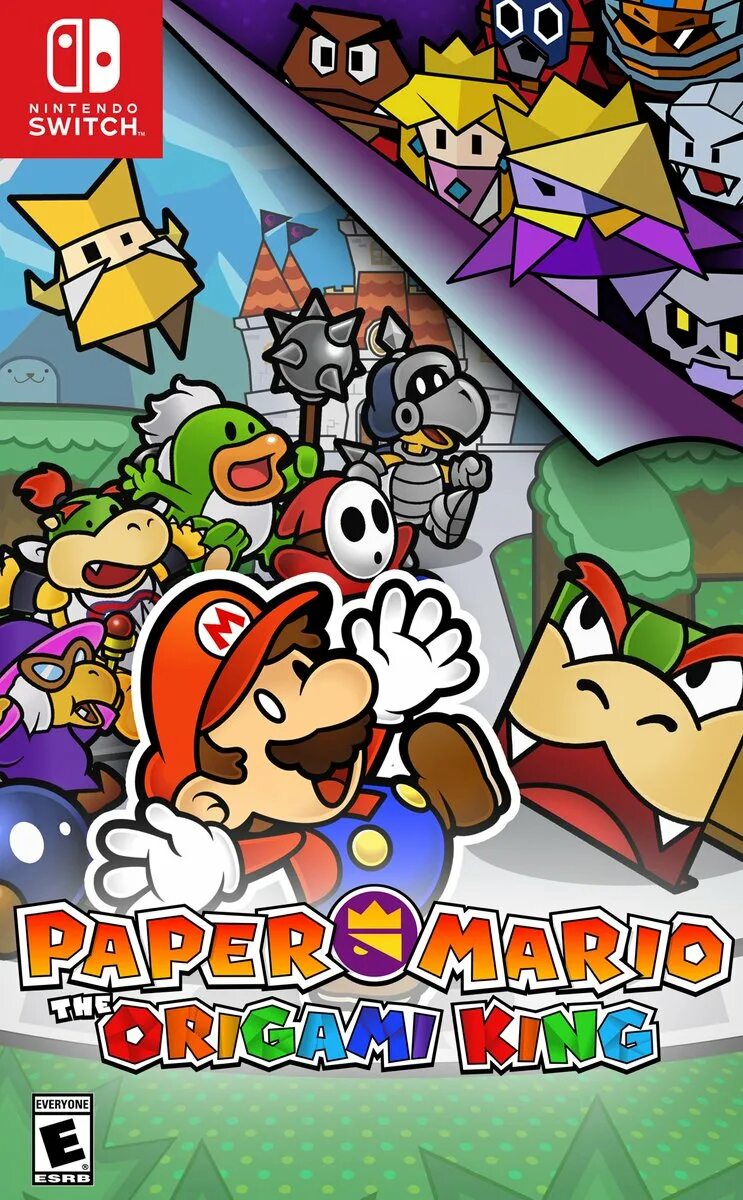 Nintendo king. Paper Mario Origami King Nintendo Switch. Paper Mario Origami King. Paper Mario Origami King Olivia.