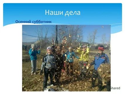 Сочинение про субботник в школе