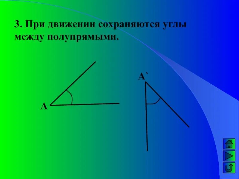 Точки лежащие на прямой при движении. При движении сохраняются углы между полупрямыми. Докажите что при движении сохраняются углы. Движение сохраняет углы между прямыми. Понятие движения в геометрии 9 класс.