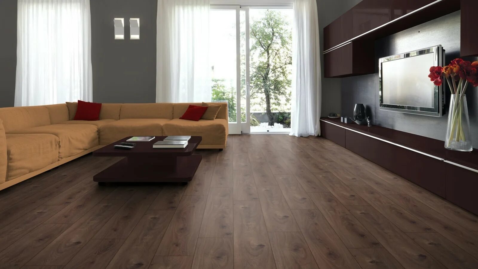 Ламинат Kronotex Exquisit Дуб Престиж темный D4168