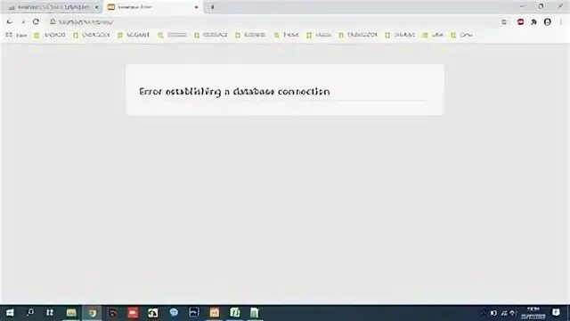 Database connection failed. Database connection failed