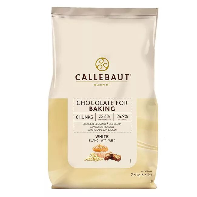 Состав шоколада каллебаут. Каллебаут белый 2.5 кг. Шоколад Callebaut 2.5 белый. Шоколад Callebaut 2.5 кг. Термостабильный шоколад Каллебаут.