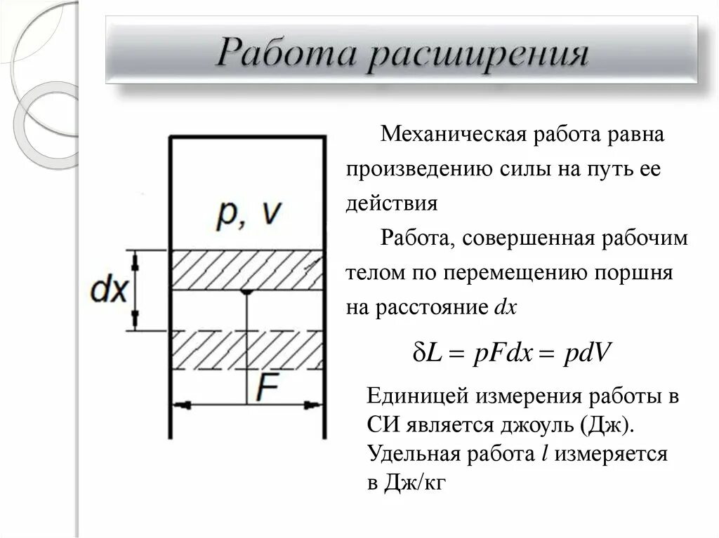 Удельная работа расширения. Работа расширения. Чему равна работа расширения?. Работа расширения определяется как. Работа расширения термодинамика.